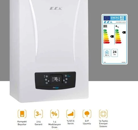 ECA CİTİUS 24 KW TAM YOĞUŞMALI KOMBİ